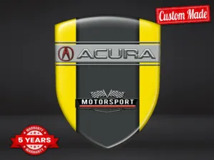 Honda Acura Autocollant Silicone Qualité Pro Personnalisable